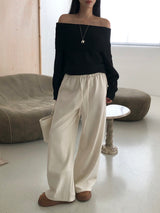 [MADE] [MADE] エンデリンウールオフショルダーニット