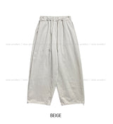 オートヘリンボーンサイドピンタックバルーンパンツ