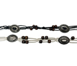 Boheme Line Vintage Wood Beads String Belt
