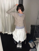 TENCEL BOAT-NECK SLIM TEE
