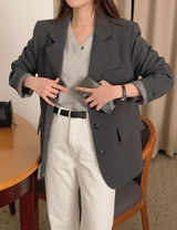 [SHOPPERMADE] Three Button Single Jacket (5color)