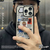 Hip Sticker Collage Epoxy Bumper iPhone Case