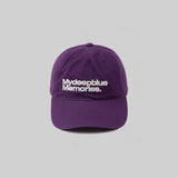 MM MY MEMORIES ウォッシュドキャップ (PURPLE)
