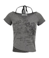Mellow Chaos Strap  Half T-shirt