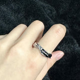 Black Wave ring