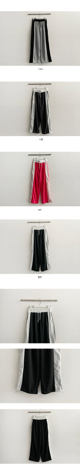 Rag String Coloring Wide Training Pants