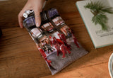 winter santa pouch