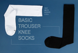 [6PACK] 1507 BASIC TROUSER KNEE SOCKS