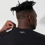 Silver Apple T-shirt (Black)