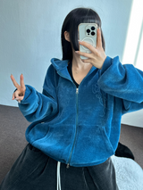 ソフティベルベットベロアロングパンツ💙🤎💛3カラー