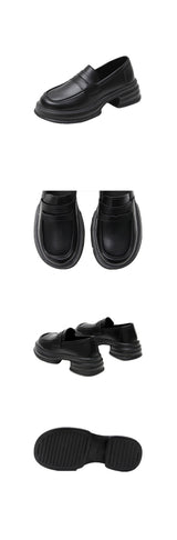 Preppy platform loafer