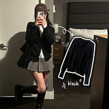 Mousse Modern Basic Simple Knit Cardigan