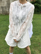 Airy Bloom Flower Zip-Up (3c)