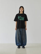 ディストレスドtシャツ