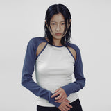 ピーナッツワッフルホールスリーブTシャツ
