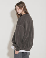 SNOW LEOPARD PRINT SWEATSHIRT [normal] [BLACK]