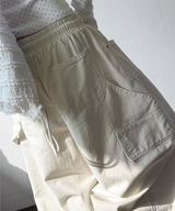 Turi Carpenter Rivet Balloon Cotton Washed Long Pants 4 Colors 