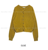 [U-BASIC/wool30%] Autumn デイリーラウンドカーディガン