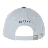 Denim Embroidery Ball Cap - Grey