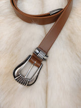 LMN Bolton 25 mm Cowhide Western Belt (3 colors)
