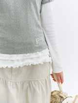Dot Puff T-Shirt (Grey)
