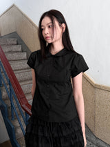  ROUND COLLAR PUFF SHIRT