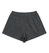 SLAP PIGMENT WASHING METAL LOGO DENIM SET UP SHORTS (2COLOR)