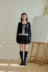 SIMPLE FRILL TIERED TOP