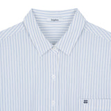 Oversized ストライプシャツヴィンテージ Blue