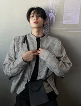 Tweed Crop Shirt Jacket