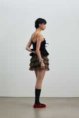 GENIE SLEEVELESS TOP / BLACK