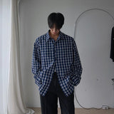 ASCLO カレッジリネンチェックシャツ (2color)