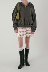 Essential logo hoodie_charcoal