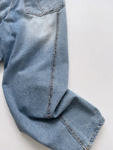 552 Cut-out Wide Denim Pants