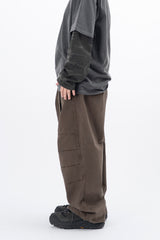 Eco Knee Incision カーブワイドパンツ
