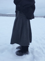 Mare Check Banding Skirt (2c)