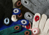 two hole touch finger touch gloves
