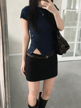 button T-shirt (4 colors)