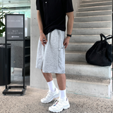 グリフェカーペンターバミューダピンタックバンディングショーツ