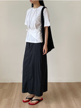 Wrap Raglan Short Sleeve T-shirt