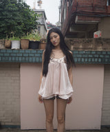 Sequin Satin Dress - Pink