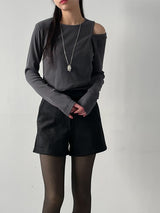 Suede Brushed Shorts
