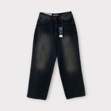 LMN アンベイブラッシュクロップオーバーデニムパンツ (3 カラー)