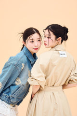 ダメージデニムジャケット