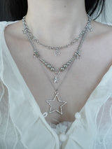 [3set] y2k star layerd necklace | 별 스타 레이어드 세트 목걸이