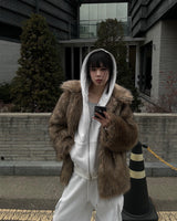 Wild fur jacket