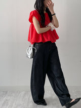 647 Suspender Selvedge Balloon Fit Denim Pants