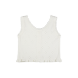 フリルパンチングニットベスト(2 COLORS)