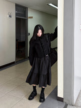 STRING LAYERED FLARE SKIRT