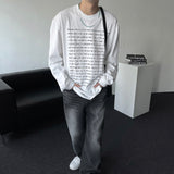 DP761471626868 ロングスリーブTシャツ withレタリング (2 colors)